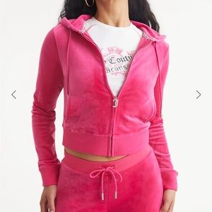 Juicy Couture Hot Pink Velour Tracksuit - Short